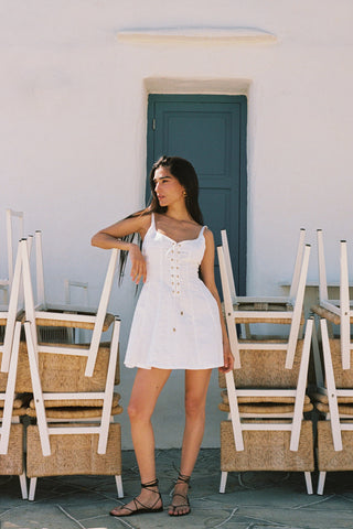 Louis Dress - White